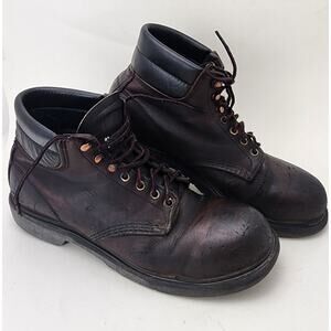 Red Wing Brown work boots men's size 41 ans z41 pt91